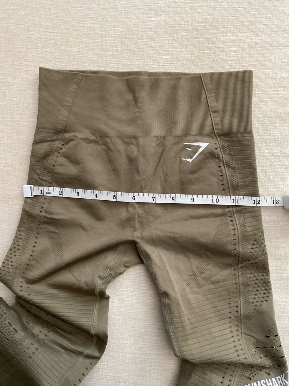 Gymshark Olive Green Seamless Leggings - Picture 5 of 6